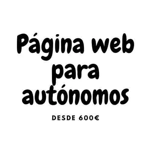 crear pagina web para autonomos